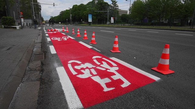 Déconfinement: les travaux d’aménagements des pistes cyclables