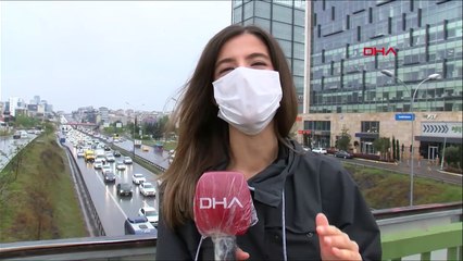 Maltepe D-100 Karayolu’nda trafik yoğunluğu