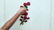Beautiful Rose Flower Rangoli design जो आप भी बना लेंगे | Easy Rose Flower Kolam Design