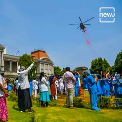 Watch How All Three Armed Forces Of The Nation Thanked 'Corona Warriors'