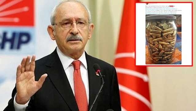 Kılıçdaroğlu, mermili tehdit paylaşımı yapan AK Parti Gençlik Kolları üyesi hakkında suç duyusunda bulundu
