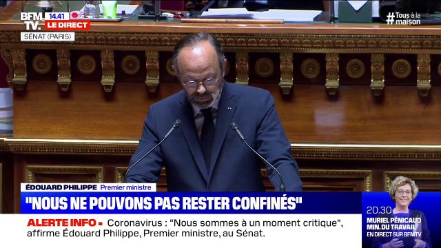 Edouard Phlippe: depuis quelques jours, des tensions sont perceptibles dans certains quartiers sensibles