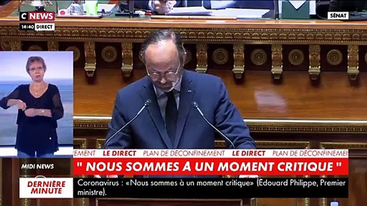 Edouard Philippe devant le Sénat   « Le Covid-19 est toxique, certes, mais certains huis-clos le sont aussi »