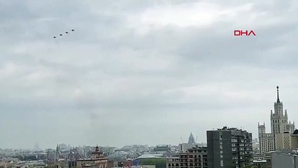 Rusya'da Zafer Bayramı provaları koronavirüse rağmen sürüyor