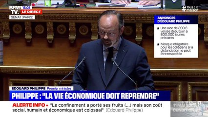Edouard Philippe: "la vie économique doit reprendre, impérativement et rapidement"