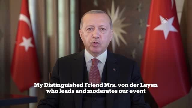 Cumhurbaşkanı Erdoğan, Koronavirüs Küresel Mukabele Uluslararası Taahhüt Etkinliği ne mesaj...