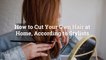 How to Cut Your Own Hair at Home, According to Stylists How to Cut Your Own Hair at