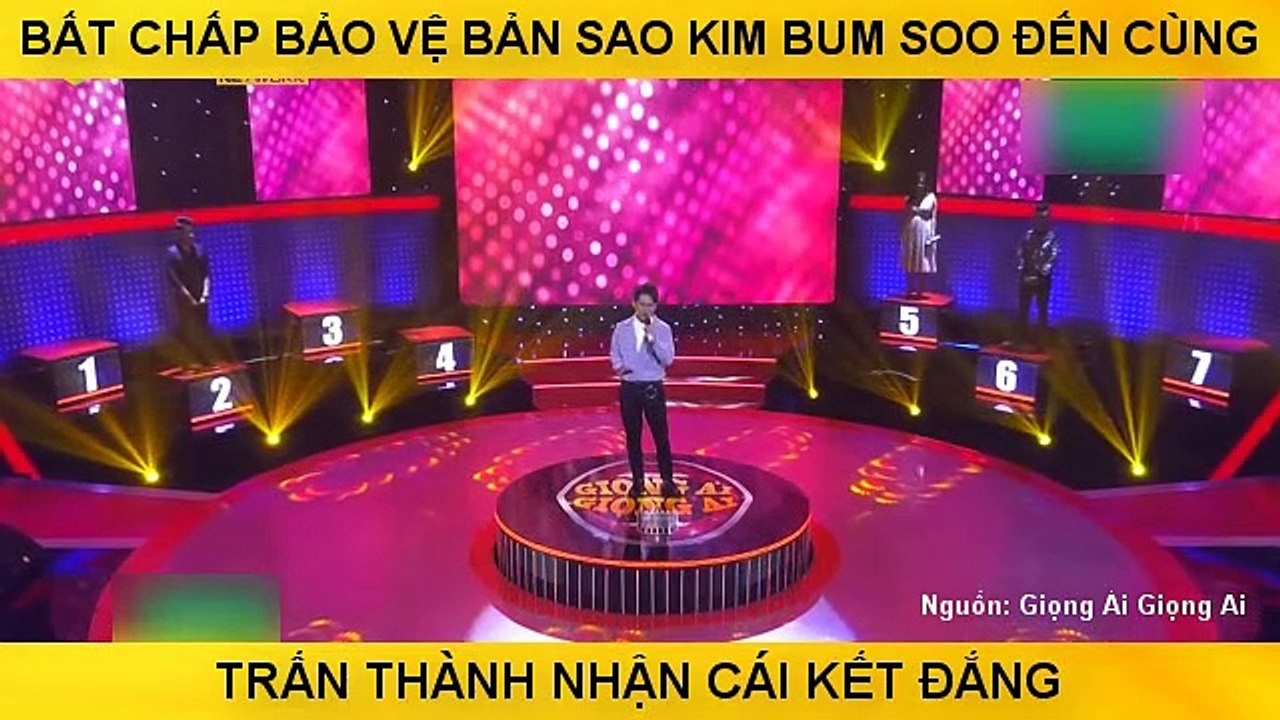 BẤT CHẤP BẢO VỆ BẢN SAO KIM BUM SOO ĐẾN CÙNG TRẤN THÀNH NHẬN CÁI KẾT ĐẮNG