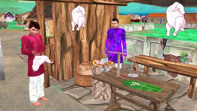 लालची चिकनवाला Kahaniya _ Hindi Moral Stories _ Cartoon Fairy Tales _ Bedtime S