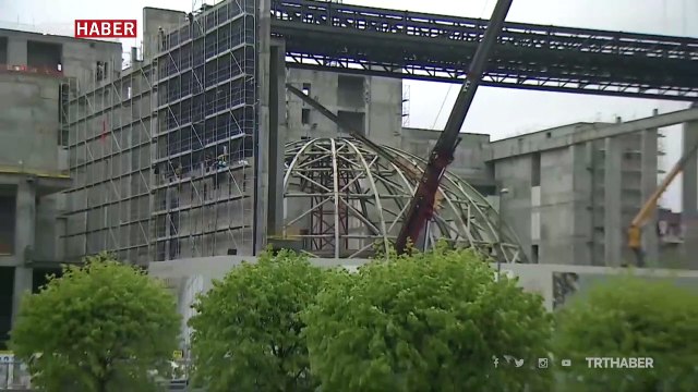 AKM inşaatında sona gelindi