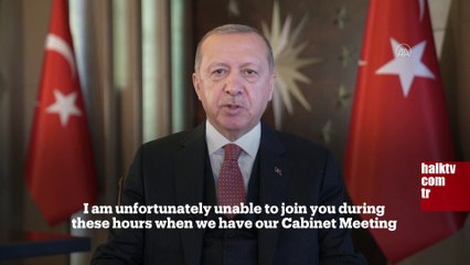 Erdoğan'dan AB'ye 'şehir hastaneli' video mesaj