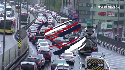 İstanbul trafiği alışılmış haline geri dönüyor!