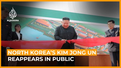 North Korea’s Kim Jong Un reappears in public amid health rumours