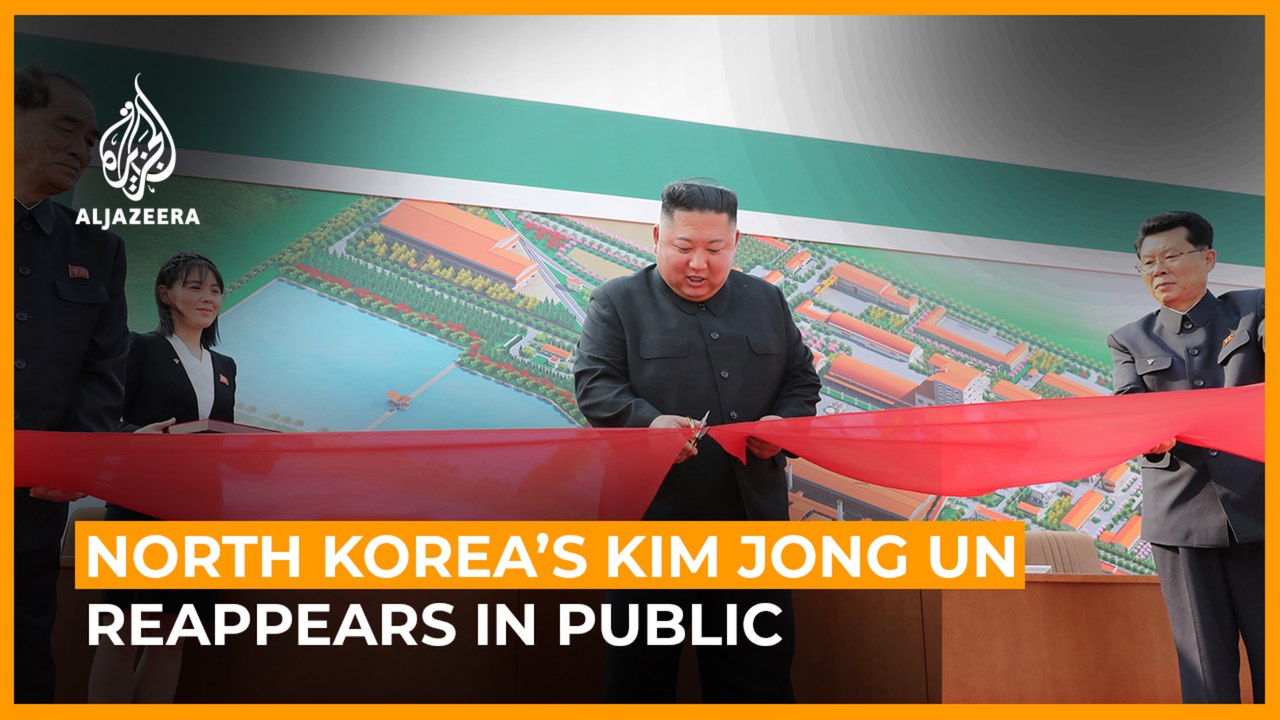 North Korea’s Kim Jong Un reappears in public amid health rumours