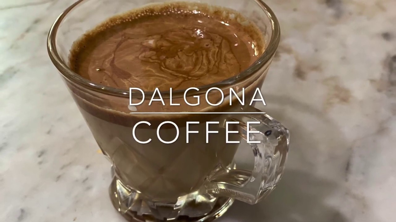 How I made - DALGONA COFFEE