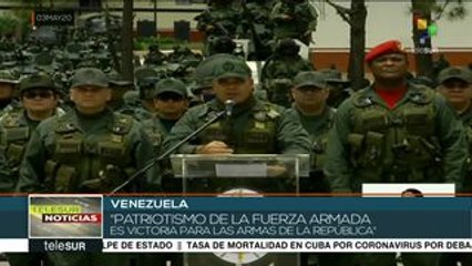 Reitera ministro de Defensa de Vzla. compromiso de FANB con la patria