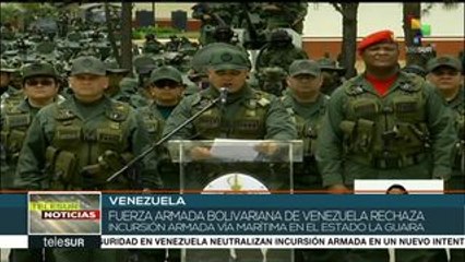 Rechaza FANB de Vzla. intento de invasión extranjera a su territorio