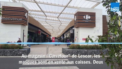 Pas de ruée mais une vraie demande pour acheter des masques dans les hypermarchés de Pau