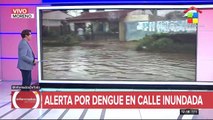 Hace un mes que la calle está inundada