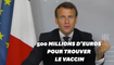 Coronavirus: Macron promet un demi-milliard d'euros pour trouver un vaccin