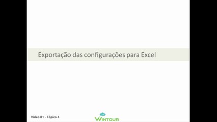 B1-Tópico 4 - Exportação  Excel