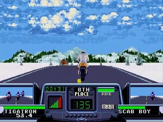 Let´s Play Road Rash 3 (SEGA) - LEVEL 2 - RACE 3 - GERMANY - No Commentary
