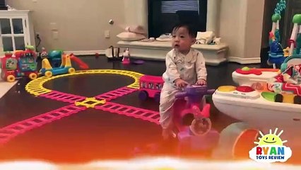 Ryan plays The Floor is Lava Challenge Games at home