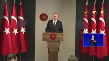 Cumhurbaşkanı Recep Tayyip Erdoğan: 'Türkiye olarak bir yandan salgınla ve salgının yol açtığı sıkıntılarla mücadele ederken diğer yandan ülkemizin ve milletimizin güvenliği ile ilgili konuları da yakından takip ediyoruz'