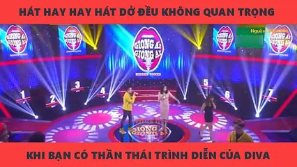 HÁT HAY HAY HÁT DỞ ĐỀU KHÔNG QUAN TRỌNG  KHI BẠN CÓ THẦN THÁI TRÌNH DIỄN CỦA DIVA