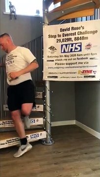 Dave Rose of Penwortham is hoping to climb the height of Mount Everest in one day to raise money for charity