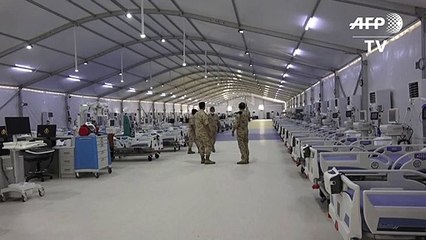 افتتاح مستشفى ميداني ثان في البحرين على جزيرة اصطناعية