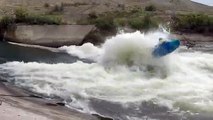 Professional Kayaker Shows Off His Moves In Montrose, Colorado