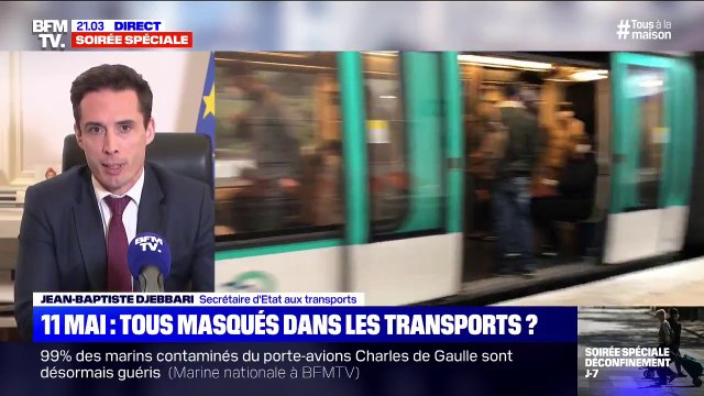Jean-Baptise Djebbari annonce des amendes pour ceux qui ne portent pas de masque dans les transports