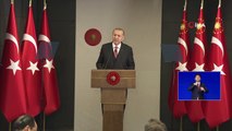 Cumhurbaşkanı Erdoğan: “Terör örgütünün ve rejimi onların hamiliğine soyunanlar kontrol edemeyecekse biz kendi gücümüzle yola getirmesini biliriz”