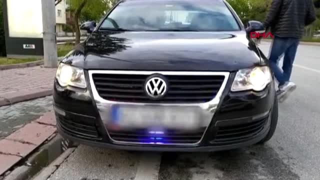 KONYA Çakar lamba bulunan araç sürücülerine 5 bin TL ceza