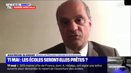 Reprise de l'école: pour Jean-Michel Blanquer, "si c'est faisable dans certains endroits, c'est que ça doit être faisable à peu près partout"
