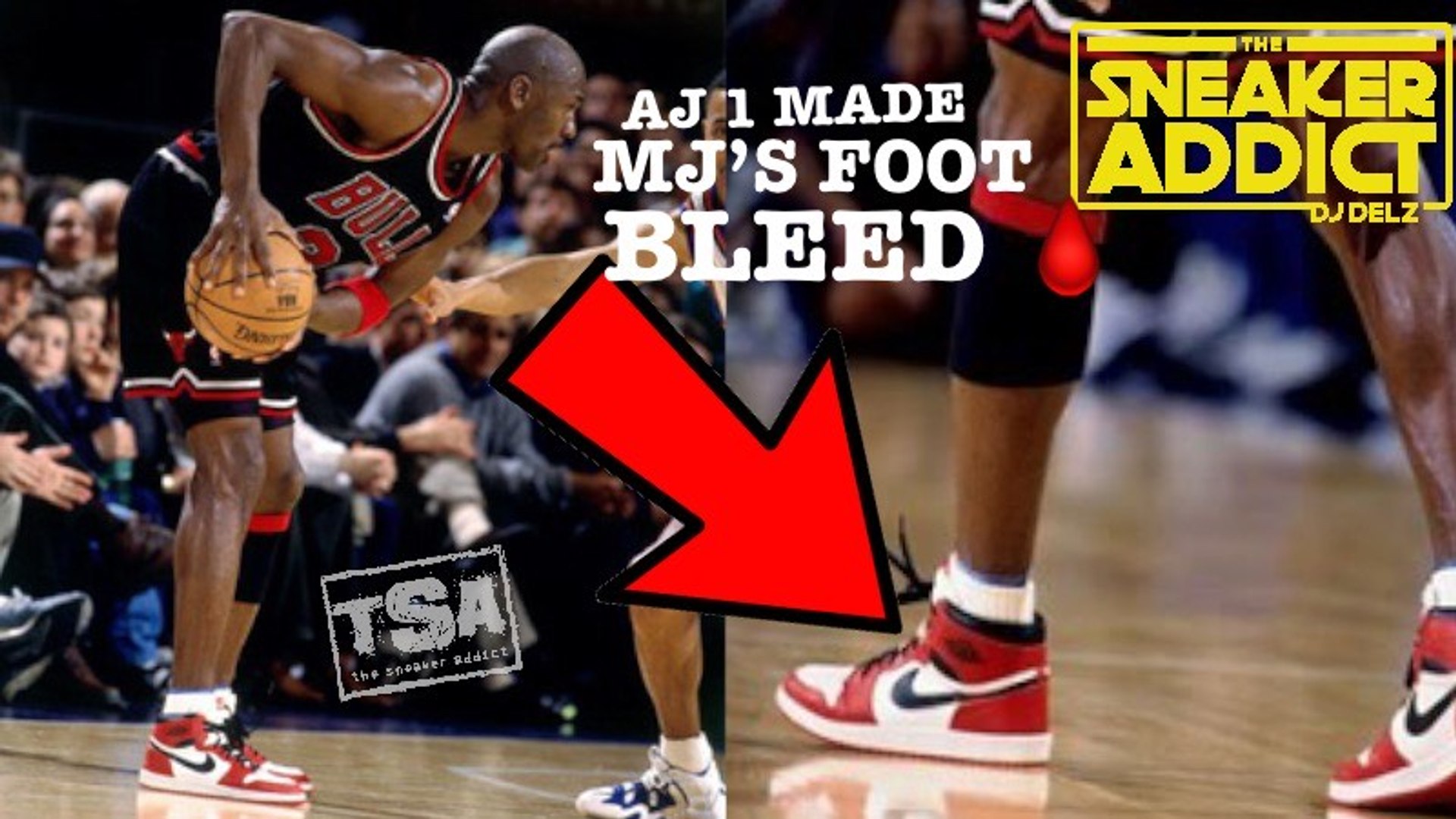 Michael Jordan Says The Air Jordan 1 Sneaker Made his Feet BLEED on The  Last Dance Documentary - video Dailymotion