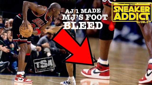 Michael Jordan Says The Air Jordan 1 Sneaker Made his Feet BLEED on The Last Dance Documentary