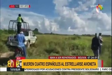 Bolivia:ciudadanos españoles pierden la vida en vuelo humanitario