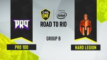 CSGO - Pro100 vs. Hard Legion Esports [Nuke] Map 1 - ESL One Road to Rio - Group B - CIS