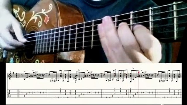Adios nonino - Tutorial de Guitarra - Chord Melody