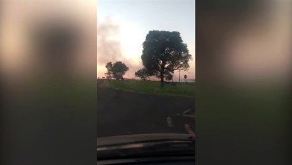 Incêndio ambiental gera reclamação em vários bairros de Cascavel