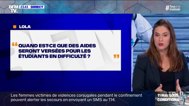 Quand les aides seront-elles versées aux étudiants en difficulté ?