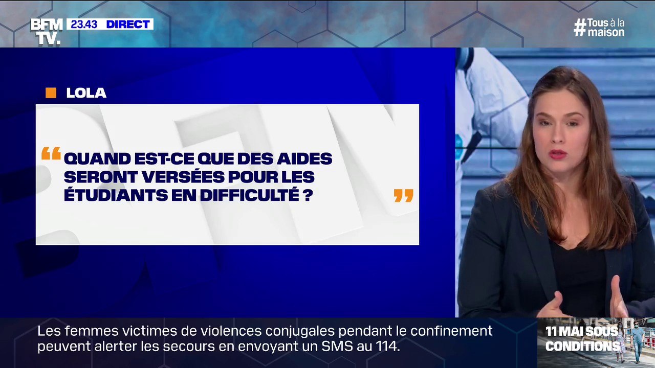 Quand les aides seront-elles versées aux étudiants en difficulté ?