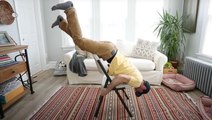 Want To Exercise At Home? Just Climb Around A Chair!