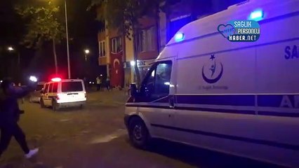 Kavga ihbarına giden polis ve sağlık çalışanlarına şok sürpriz