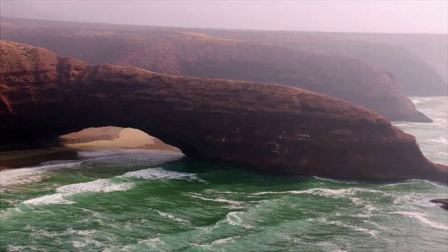 Morocco seen from the sky: Agadir, Tiznit, Guelmim and Amtoudi.