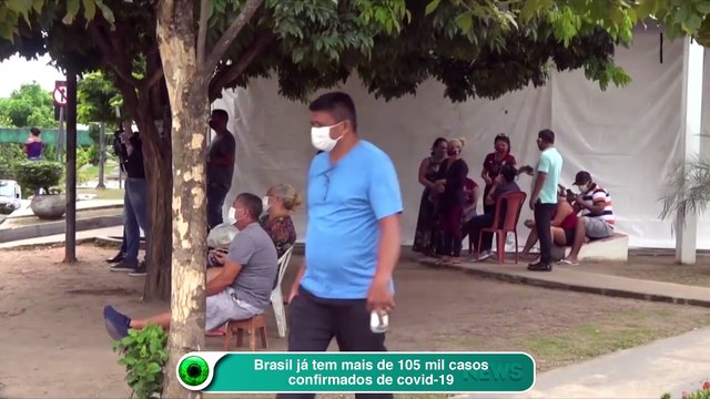 Brasil já tem mais de 105 mil casos confirmados de covid-19
