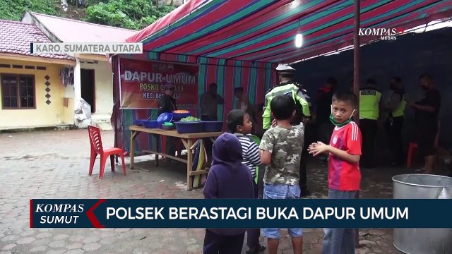 Polsek Berastagi Buka Dapur Umum Untuk Berbuka Puasa