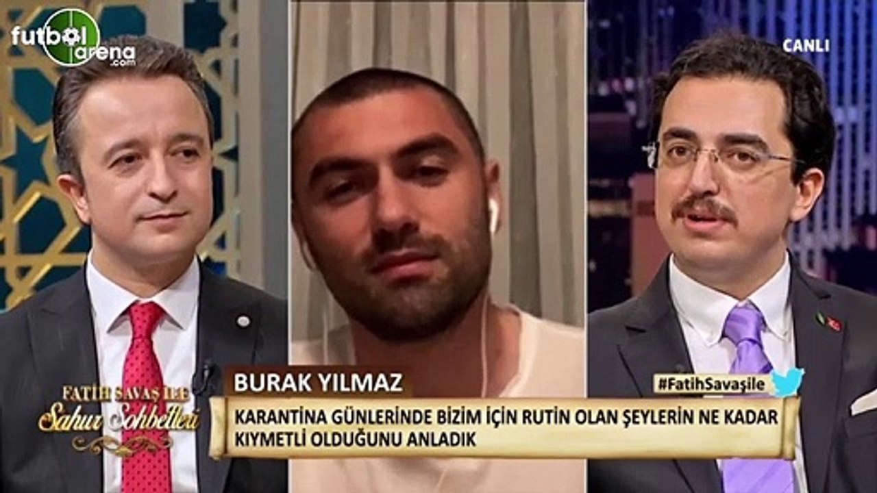 Burak Yılmaz, "Sahur Sohbetleri" programına konuk oldu